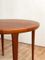 Small Round Mid-Century Teak Dining Table from Spøttrup 7