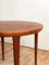 Small Round Mid-Century Teak Dining Table from Spøttrup, Image 7
