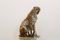 Hand Painted Porcelain Leopard Sculpture from Ronzan, 1970s 10