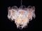 Lámpara de araña de cristal de Murano, 1981, Imagen 9