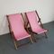 Vintage Pink Deck Chairs, Set of 2, Image 5