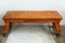 Vintage Leather Bench, 1930s 1