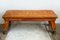 Vintage Leather Bench, 1930s, Image 1
