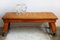 Vintage Leather Bench, 1930s, Image 2