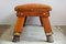 Vintage Leather Bench, 1930s, Image 13