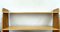Large Red Elm Wall Shelf, 1950s, Image 8