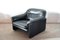 Vintage DS 16 Lounge Chair in Black Leather from de Sede 2