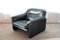 Vintage DS 16 Lounge Chair in Black Leather from de Sede, Image 2