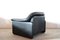 Vintage DS 16 Lounge Chair in Black Leather from de Sede 6