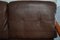 Vintage Brown Leather & Teak Sofa from Möbelfabrik Holstebro, Image 11