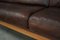 Vintage Brown Leather & Teak Sofa from Möbelfabrik Holstebro 18