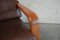 Vintage Brown Leather & Teak Sofa from Möbelfabrik Holstebro 21
