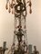 Lámpara de araña vintage con cuentas de cristal, Imagen 3