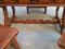 Antiker Schreibtisch mit 3 Stühlen von Caltagirone 9
