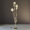 Lampadaire Floral Vintage en Laiton, 1970s 1