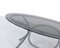 Large Space Age Stainless Steel Dining Table with Smoked Glass Top, Image 6