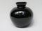 Vintage French Black Glass Vases, Set of 4 7