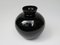 Vintage French Black Glass Vases, Set of 4 8