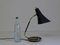 Schreibtischlampe aus Messing & Schrumpflack, 1950er 13