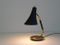 Lámpara de escritorio de latón y laca, años 50, Imagen 2