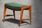 Italian Bench in Solid Maple and Eco-Leather, 1950s, Image 1