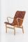 Scandinavian Leather Eva Lounge Chair by Bruno Mathsson, 1960s, Image 1