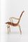 Scandinavian Leather Eva Lounge Chair by Bruno Mathsson, 1960s, Image 4