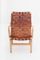 Scandinavian Leather Eva Lounge Chair by Bruno Mathsson, 1960s, Image 2