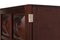 Brutalist Dark Mahogany Bar Cabinet, 1970s 9