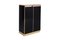 Hollywood Regency Brass & Lacquered Highboard from Belgo Chrom, 1970s, Image 1
