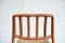 Teak & Cane Model 83 Dining Chairs by N. O. Møller for J. L. Møllers, Set of 2, Image 19