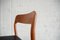 Vintage Teak & Leather Model 75 Chairs by Niels Møller for J.L. Møllers, Set of 2 14