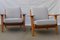 Model GE 290 Teak Lounge Chairs by Hans J. Wegner for Getama, 1960s, Set of 2 3