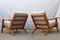 Model GE 290 Teak Lounge Chairs by Hans J. Wegner for Getama, 1960s, Set of 2 7