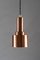 Lámpara colgante T292 vintage de cobre de Hans-Agne Jakobsson, Imagen 2