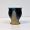 Small Vase in Blue & Beige by Inger Persson for Rörstrand, 1960s 1