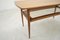 Danish Modern Sculptural Teak & Cane Coffee Table 15