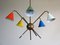 Italian Atomic Chandelier with Five Lights, 1950s 5