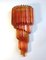 Large Amber Murano Wall Sconces, 1980s, Set of 2, Image 7