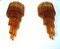Large Amber Murano Wall Sconces, 1980s, Set of 2, Image 5