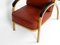 Leather & Metal Lounge Armchairs by Norman Bel Geddes for Simmons Company U.S., 1940s, Set of 2, Image 6