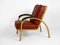 Leather & Metal Lounge Armchairs by Norman Bel Geddes for Simmons Company U.S., 1940s, Set of 2 4