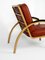 Leather & Metal Lounge Armchairs by Norman Bel Geddes for Simmons Company U.S., 1940s, Set of 2 7