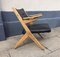 Danish Oak & Leather Lounge Chair by Arne Hovmand Olsen, 1960s 2