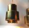 Brass Pendant Lamps by Svend Aage Holm-Sørensen for Holm-Sørensen, 1960s, Set of 2, Image 3