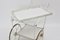 White Metal Bar Cart, 1950s, Image 7