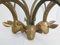 French Sculptural Brass Ram Heads Coffee Table, 1970s 4