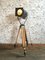 Lampada tripode vintage nera, anni '60, Immagine 11