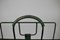 French Metal & Green Leather Magazine Rack by Jacques Adnet, 1950s, Image 7