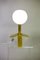 Opaline Glass & Metal Tripod Table Lamp, 1970s, Image 11